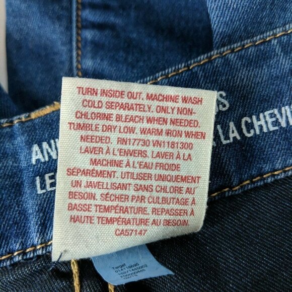 Mossimo Denim Ankle Leggings Size 5 Medium Wash - Picture 6 of 6